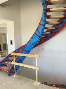 Curved Stair Installation #178