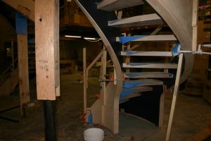 Curved Stair Fabrication #183