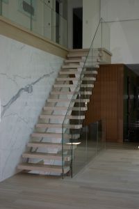 Stairs with Glass Panel #195
